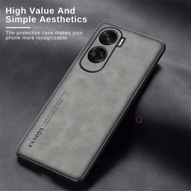 Luxury Sheepskin Leather Case - Retro Back Cover
