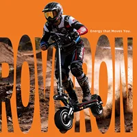Trottinettes électriques ROVORON S7 5000W à double moteur 84V 37.1Ah 100km/h, déverrouillage par application, suspension réglable, trottinette électrique pliable pour adultes, cyclisme tout-terrain 7