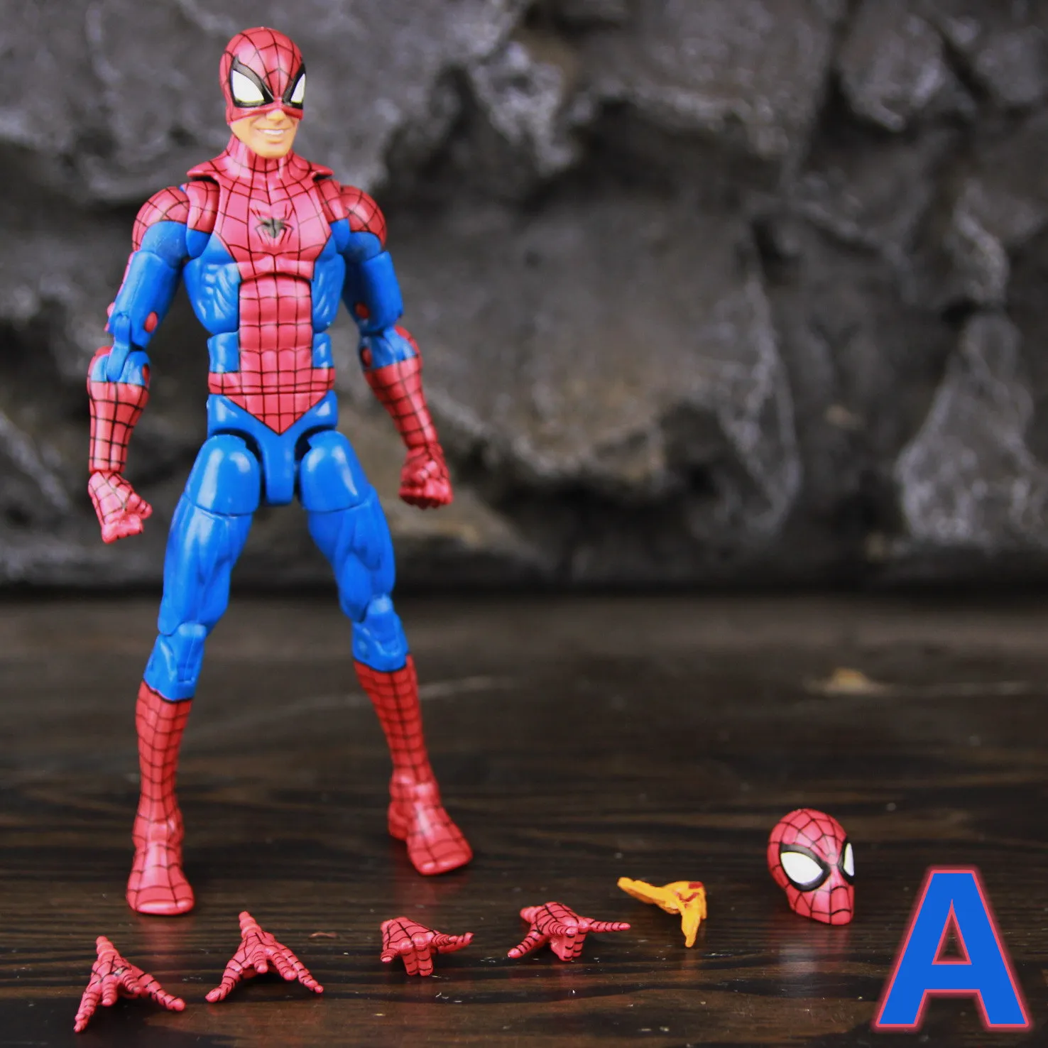 クラシックなスパイダーマンのアクションフィギュア,6インチの