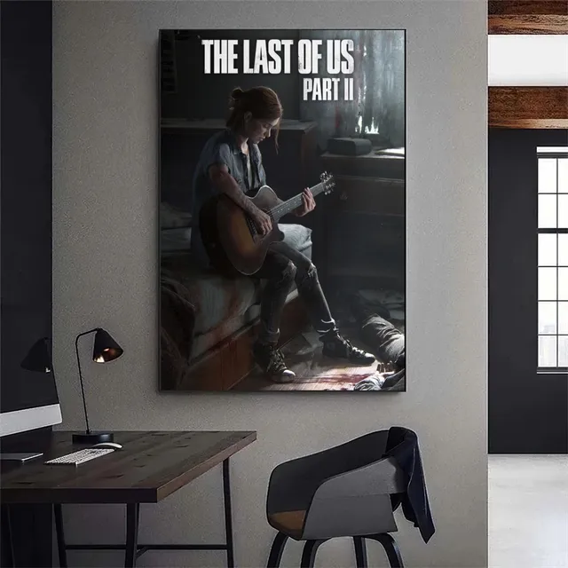 The Last of Us Part II Game Poster Gallery Prints Wall Decals Home Decor Decoration Self Adhesive Living Room Sticker 6