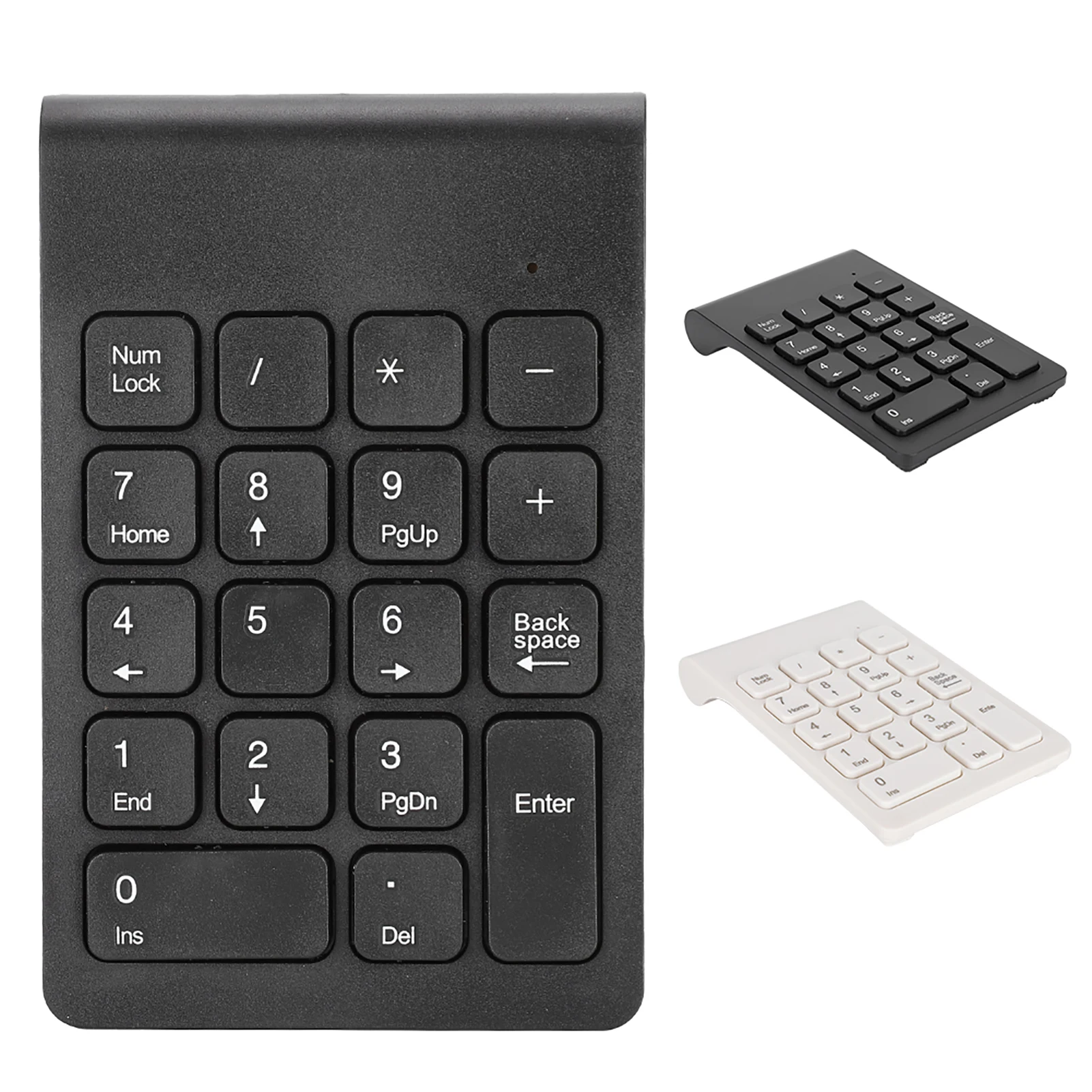 Ergonomic Wireless Numeric Keypad - Lightweight 2.4G USB Mini Keyboard Accessory