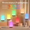 13 Color Changing Night Light RGB Remote Control Touch Dimmable Lamp Portable Table Bedside Lamps USB Rechargeable Night Lamp 4
