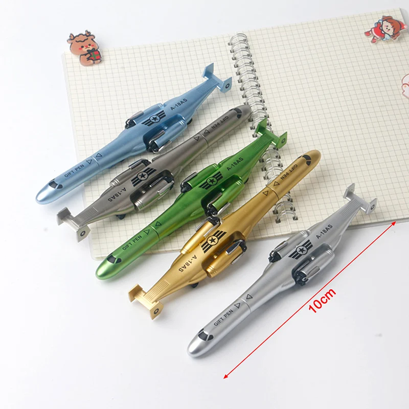 Multifunction Pen Creative Helicopter Airplane Shape Gel Pen 0.5mm Student Writing Office School Stationery Supplies