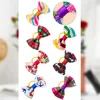 100pcs Pet Accessories Dog Hair bows Fashion Cute Dog Bows  Rubber Bands Pet Hair Collar Decoration for Dog Accessories 5
