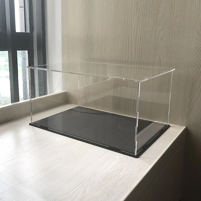 Acrylic Display Case Clear Acrylic Display Case for Lego 21319 Friends Central Perk Collectibles Assemble Dustproof Display Box 13.8x9.8x5.9 inch