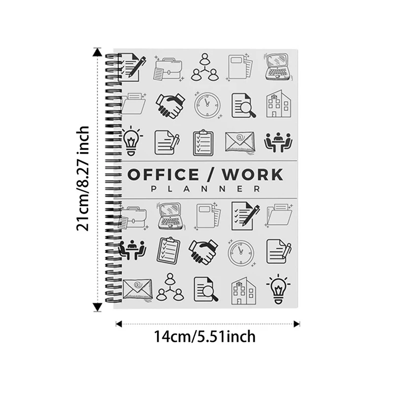 데일리 플래너 사무용 업무 플래너 세트 사무용 작업 목록 할 일 목록 사무실 정리 트래커 홈 워크 플래너 키트