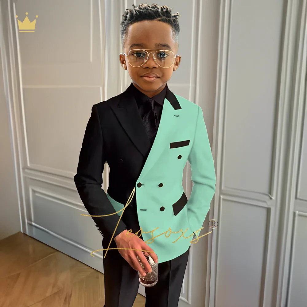 Boys Formal Suit Set 3 piece For 2-16 years old Children