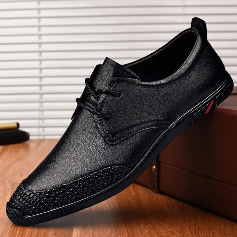 

Men Shoes genuine leather Casual Luxury Brand Soft Mens Sneakers Breathable Moccasins Mens Walking Shoes men Zapatos Hombre