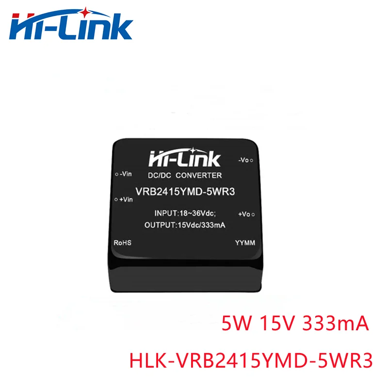 Hi-Link Hot sale Integrated circuit 5W 24V(18-36V) to 3/5/9/12/15/24V output step down dc dc switch power module VRB24__YMD-5WR3 4