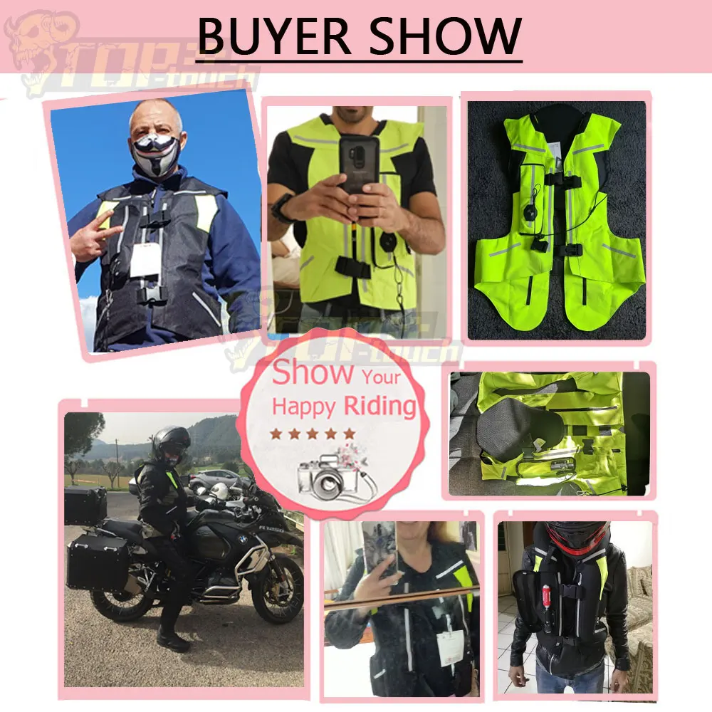 Motorcycle Jacket Motorcycle Air Bag Vest Moto Air-bag Vest Motocross Racing Riding Airbag System Airbag CE Protector