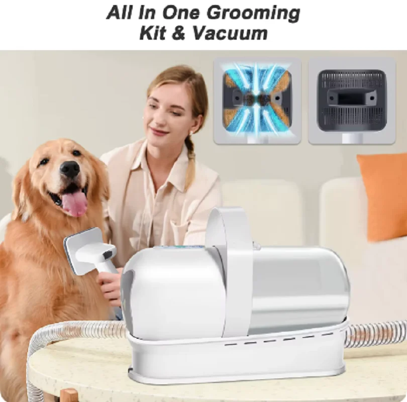 Automatic Pet Grooming Machine Pet Hair Vacuum Cleaner Dog