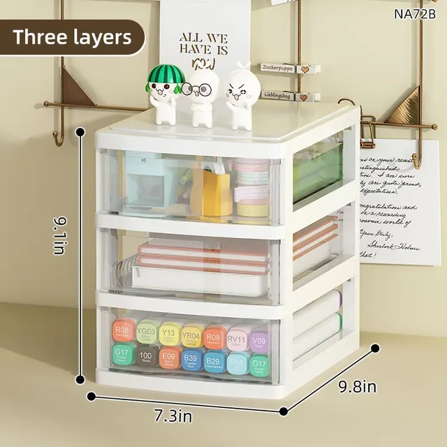 White - three layers