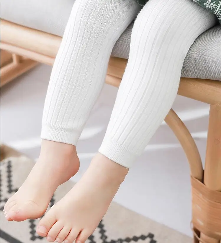 Spring Autumn Baby Pants Newborn Girls Leggings Soild Color Cotton Pants Kids Children Leggings 0-6 Years