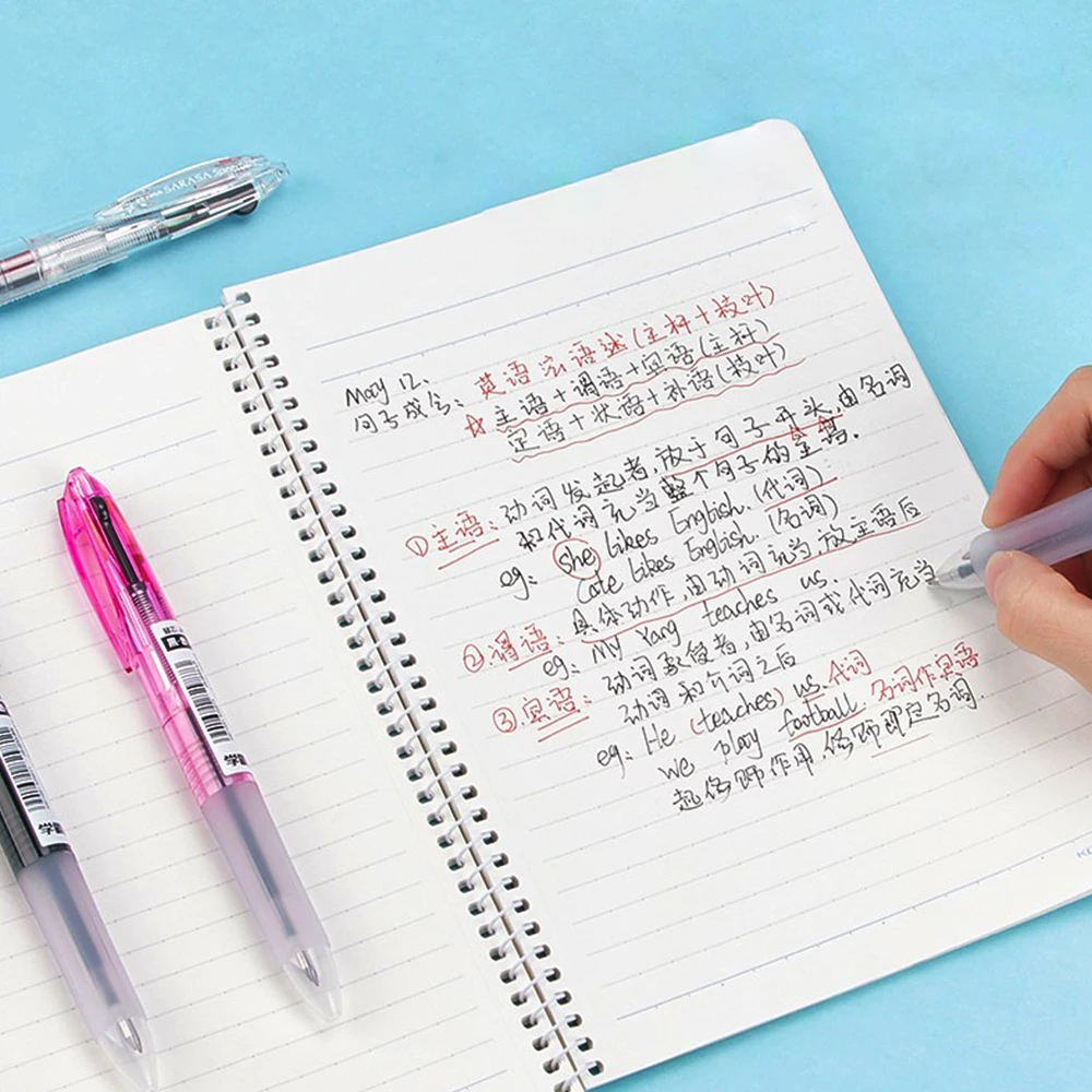 1pcs 일본 얼룩말 2 색 젤 펜 다기능 빠른 건조 J2JZ33 레드 블랙 0.5mm 쓰기 Speedy 2C 학교 사무 용품