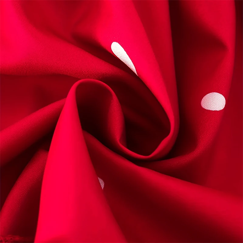 أزياء الأطفال الصيف الأحمر نفخة الأكمام اللباس طفلة منقطة القلب الملابس رائعتين الاطفال فساتين حفلة عيد ميلاد السنة الجديدة