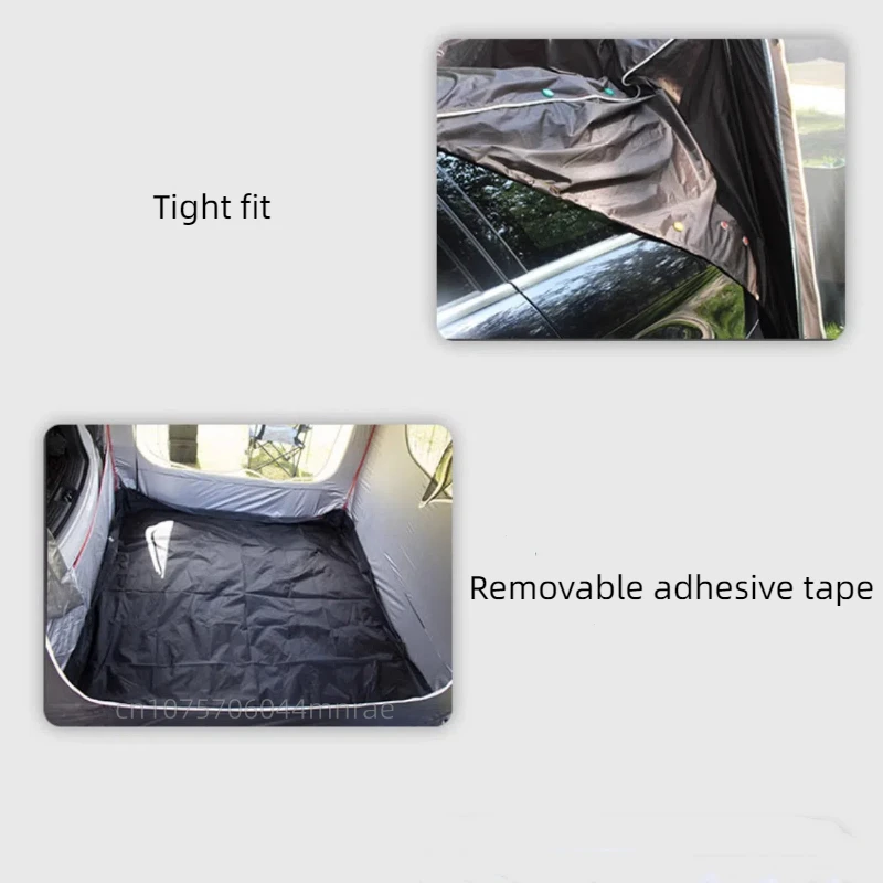 Outdoor Car Rear Automatic Tent, Extended Car Rear Tent for Self Driving Tours, Multi-functional Quick Opening Camping Equipment