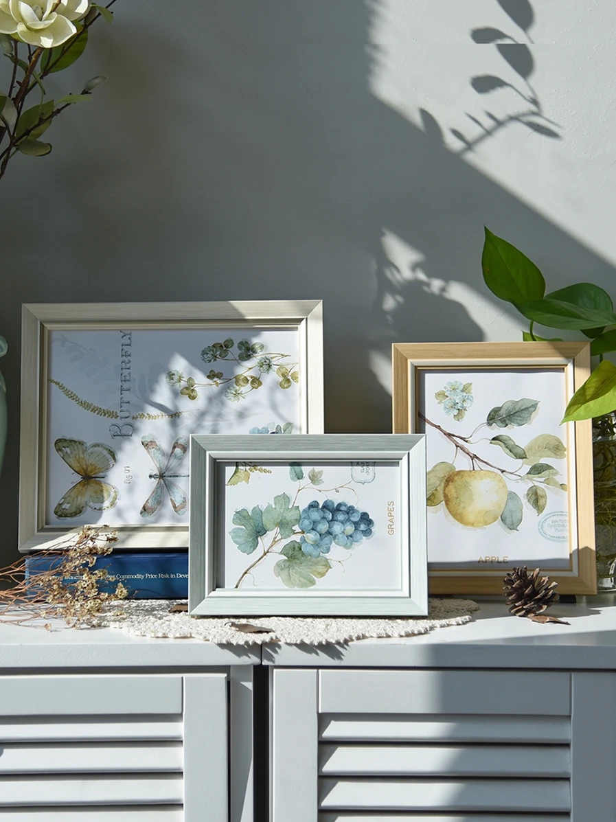 

Маленькая свежая рамка для фотографий для пары, подвесная на стену, скандинавский и корейский стиль, 5, 6 дюймов, 7, 8 дюймов, 10 дюймов, рамка для фотографий A4.