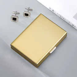Sleek Stainless Steel Anti - RFID Wallet - Slim Cardholder with 10 Slots (Gold 10 Card Slots)