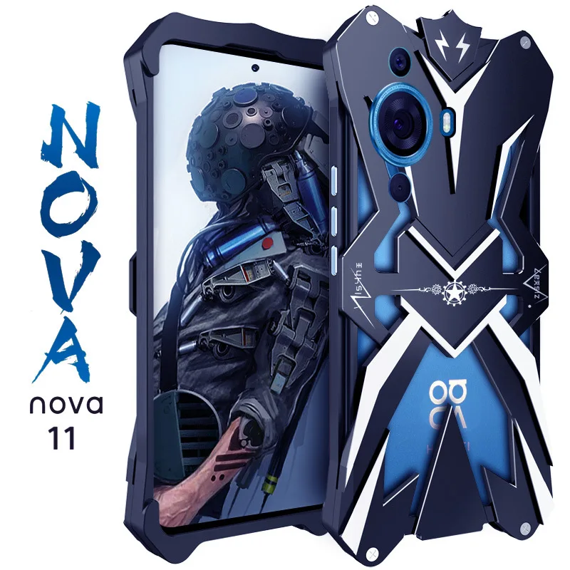 

Для 11 ноября чехол для телефона Metal Nova11 Pro Чехол для телефона Nova11 ultra защитный противоударный чехол