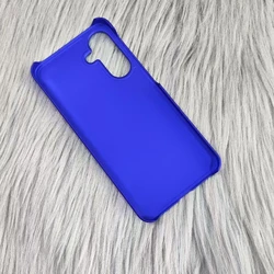 Slim Matte Hard PC Shockproof Solid Color Phone Case for Xcover 7 (Blue)