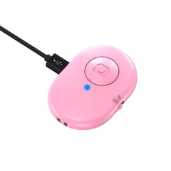 Universal Portable Bluetooth Selfie Stick with Wireless Remote & Rechargeable Battery (Pink)