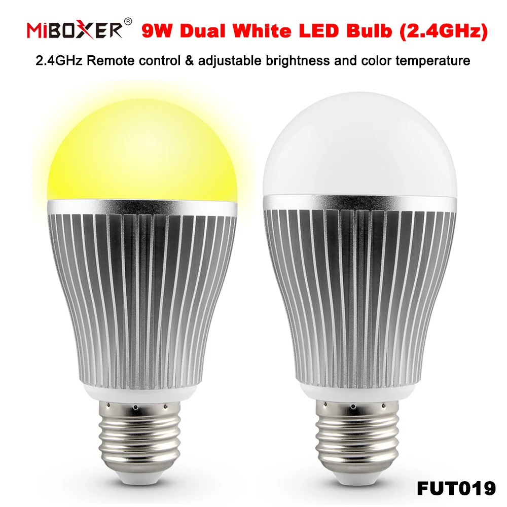 lighteu®, Miboxer 9W AC100~240V Faretto da giardino RGBCCT Multi-color Cambia e temperatura di colore regolabile WiFi LED Prato da giardino, RGBCCT Faretto LED, IP66 impermeabile futC02