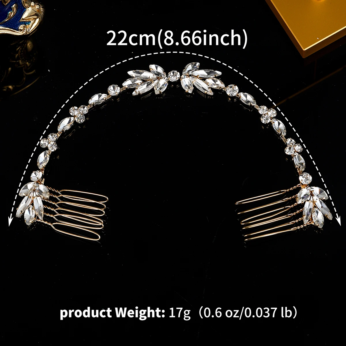 Luxury Crystal Flower Handmade Hairband Elegant Woman's Headbands Trendy Daily Jewelry Hair Accessories Crown