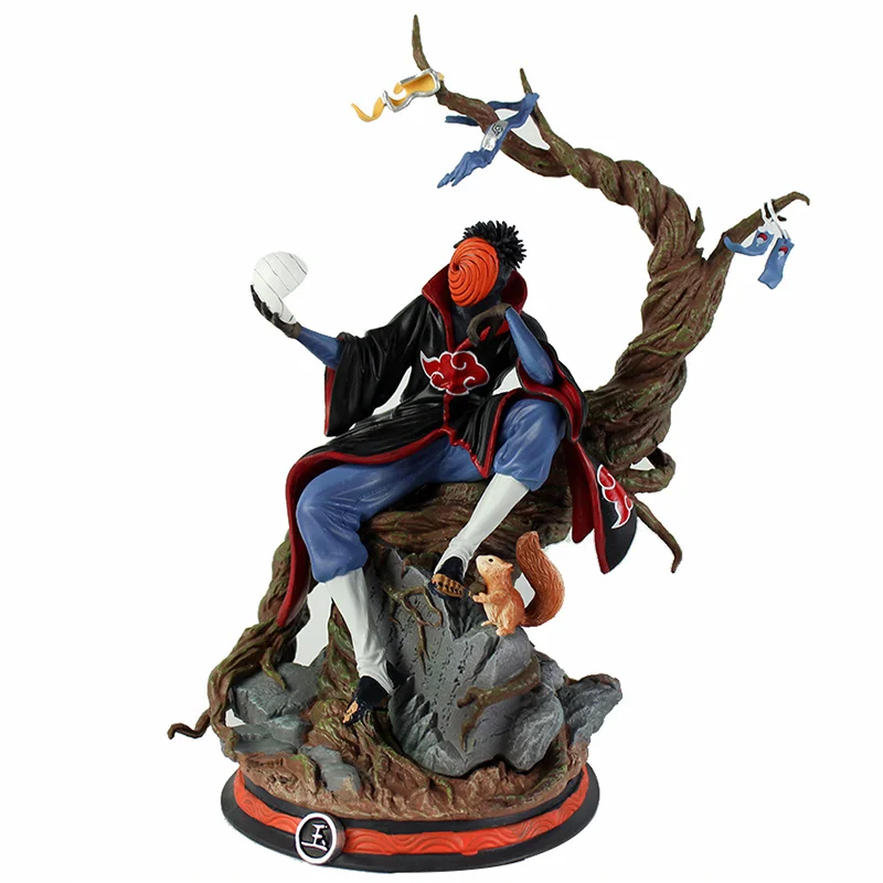 

Naruto Shippuden Anime Figure Uchiha Obito Uzumaki Kakashi Model 32CM PVC Statue Akatsuki Action Figures Toys Gift Figma