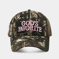 3d Embroidery Unique Retro Camo Baseball Hat Camouflage Jungle Tactics Large Circumference Sun-Shading Cap For Women'S Fashion - Image 2