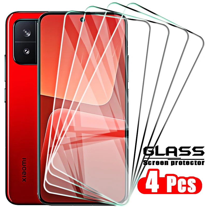 

4PCS 9H HD Original Protection Tempered Glass for Xiaomi 13 12 11 10 Lite NE 5G Screen Protective Protector Film 12lite 11lite