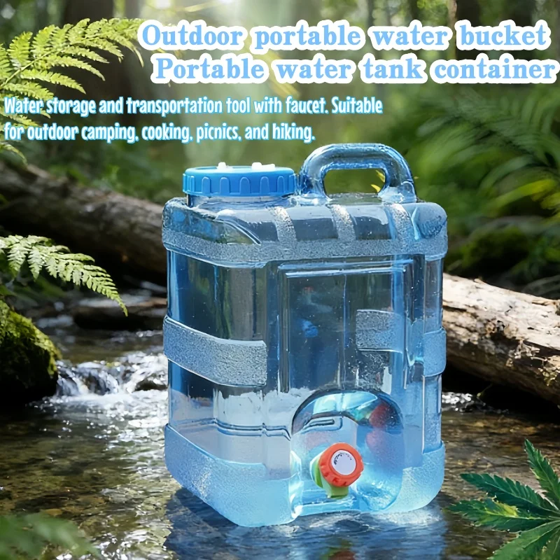 Water Container For Camping With Tap And Lid Food Grade Material_voghion.com