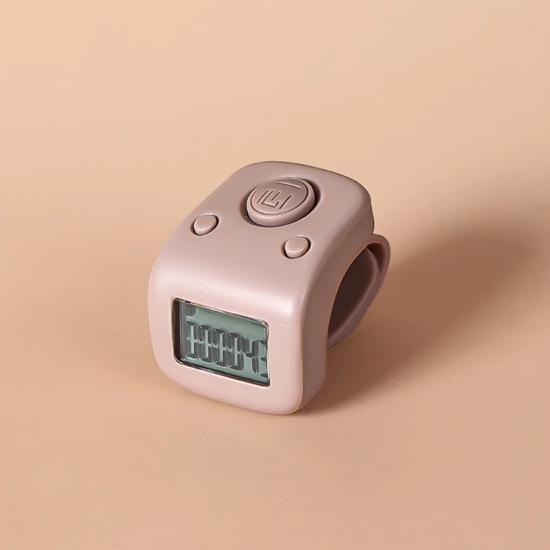 Rechargeable Digital Finger Ring LCD Electronic Hand Tally Counter 6 Channel Digit Buddha Beads Prayer Silent Counter Clicker