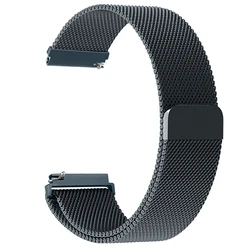Universal Magnetic Watch Strap, 20mm/22mm Adjustable Bracelet Band - Galaxy 4 - 4 Classic (Space gray)