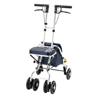 Elderly scooters with foldable seats, shopping carts for groceries, and elderly assistance sitting and portable storage 2