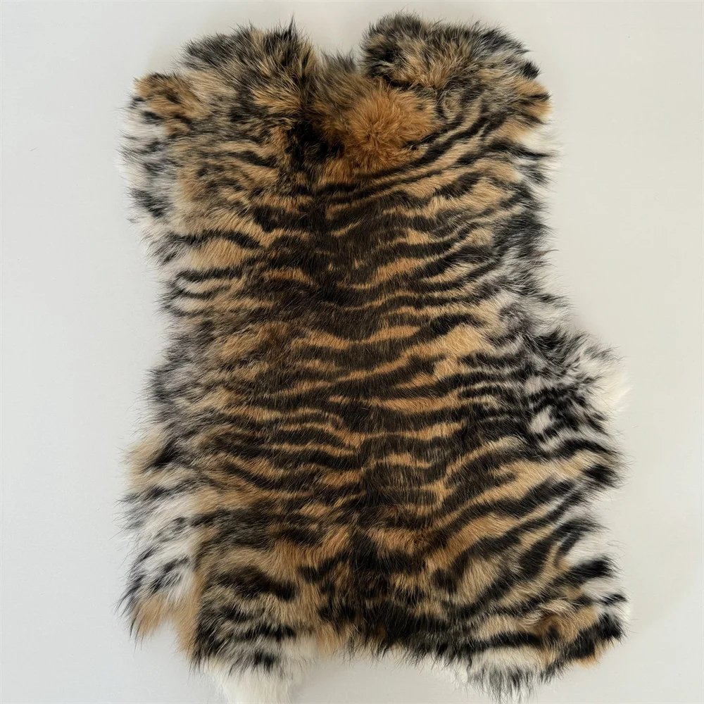 natural Rabbit Fur skin in bulk fur fabric
