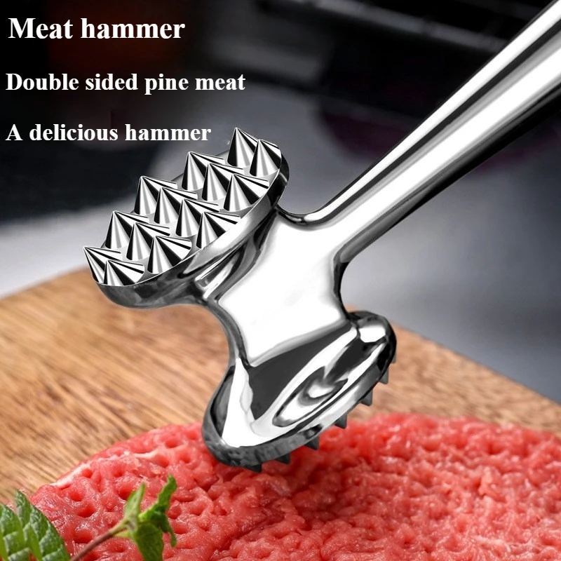 High Quality Double-Sided Meat Hammer for Household Meat Beef & Pork Chopping Tools for Kitchen Gadgets Steak Smash Meat Tools
