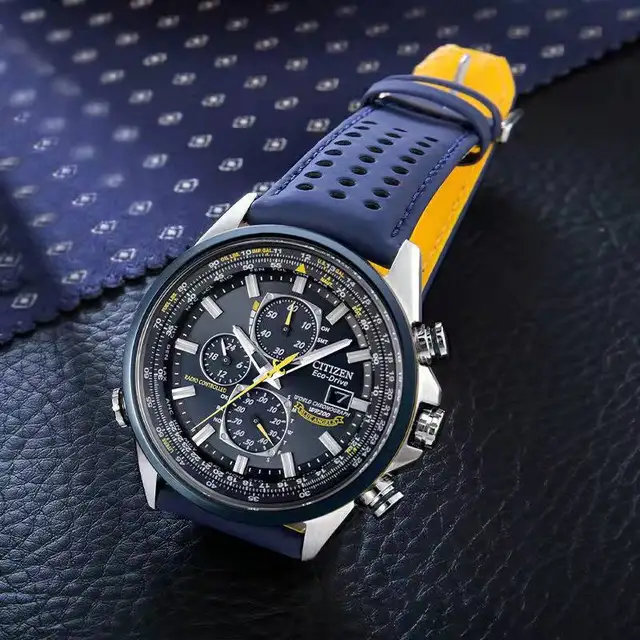 Citizen Eco Drive Blue Angels World Chronograph Men's Watch
