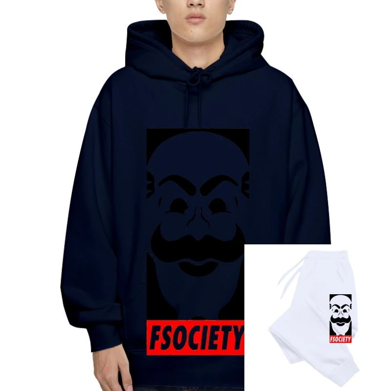 

Fsociety Pullover Mr Robot Mask Elliot Tv Show Pullover Gift Present Custom Made Good Quality Pullover