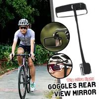 Vélo vélo cyclisme lunettes d'équitation rétroviseur 360 réglage de la vue arrière monture de lunettes casque 2