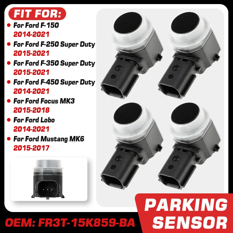 FR3T-15K859-BA PDC Parking Sensor HC3T-15K859-EA For Ford Focus Ford Lobo Mustang F-150 F-250 F-350 F-450 2015 -