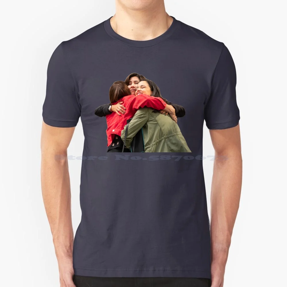 Brooklyn Nine-Nine T Shirt 100% Cotone Tee Brooklyn Nine Nine B99 Rosa Kim Santiago Linetti Nbc Hug