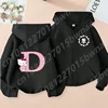New 2024 Hello Kitty Zipper Hoodie, 26 English Letters, Kawaii Harajuku Pattern, Fashionable Sports Girl Top, Girl Sater Hoodie 5