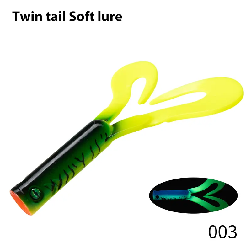 Hunthouse Twin Tail Trailer Soft Fishing Lure Silicone Spinning 145/175mm 21.7/36.7g PVC For Pike Barsch Zander Fish Accessories - Image 12