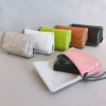 Nuova borsa per fotocamera in PU Custodia per fotocamera digitale antiurto impermeabile Comoda borsa per fotografia multifunzionale Fotocamera DSLR