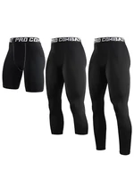 Pantalons de Compression pour hommes, collants Cool et secs, couche de base de sport, collants de course, entraînement athlétique, Shorts actifs 1