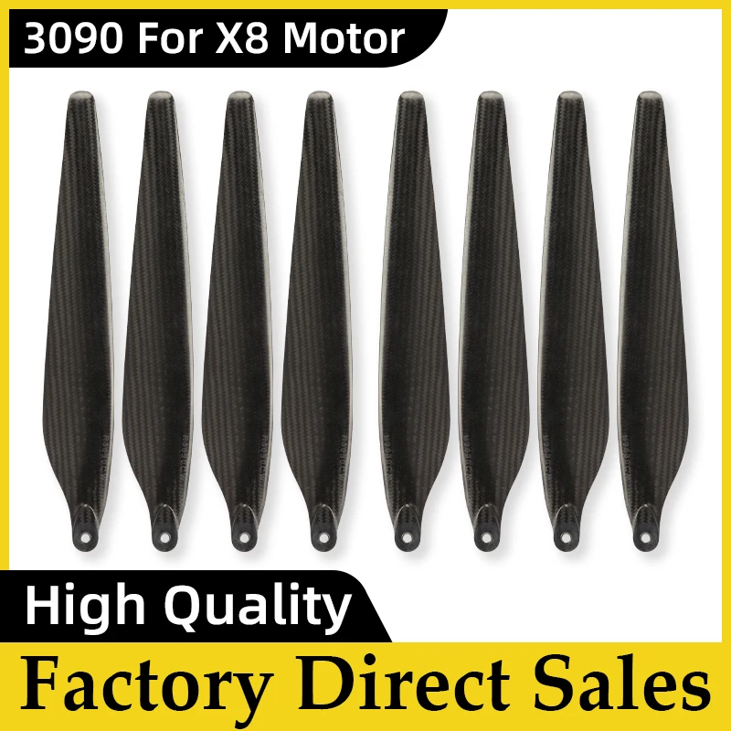 3090 Carbon Fiber Propeller For Hobbywing X8 Motor 30 Inch Folding Drone Propellers Blades Agriculture Drone Accessories