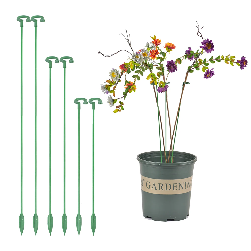 5Pcs Butterflies Orchid Succulents Flower Vegetables Plant Stand Plant Potted Support Rods Garden Supplies Plastic Plant Supports Plant Stakes Plant Stem Support Plant Support Stick Plant Support Racks Flower Stem Holder