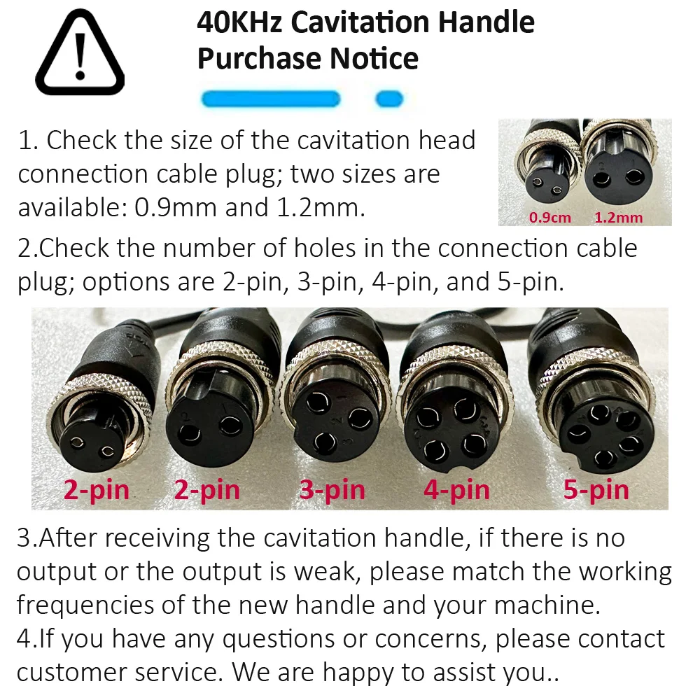 Ultrasound Cavitation Wand Metal 40K Ultrasound Cavitation Wand for Body Slimming Weight Loss Machine Anti Cellulite Fat Burner Ultrasonido Cavitation
