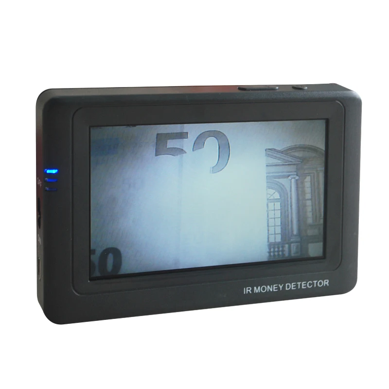 Detector de Dinheiro Portátil Mini Toda a Moeda Dinheiro Nota Câmera Infravermelho Bill Máquina Detecção ir - Imagem 4