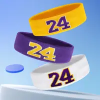 Sweat-Absorbent Basketball Headband Sport Style Elastic Cotton Running Headband Skin Friendly Soft Sports Headband Adult/KidsDIY 1